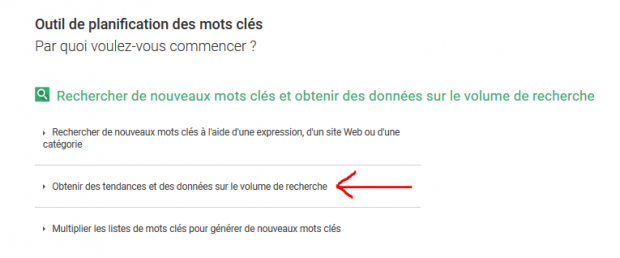 Affinage mots clés Adwords